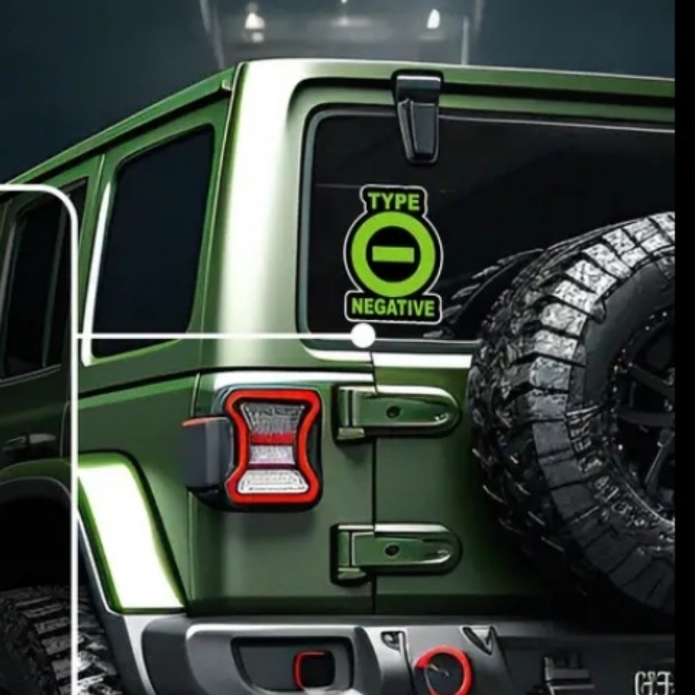 Type O Negative Car Decal